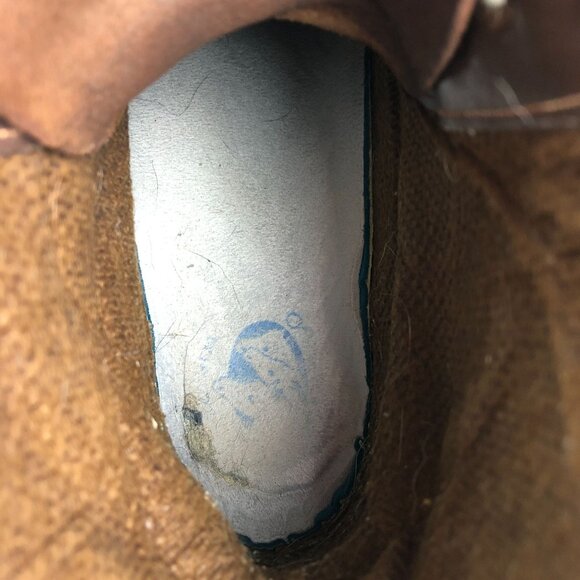 On Course Womens Size 6.5** Brown Leather Equestrian Lace-Up Paddock Ankle Boots - Picture 14 of 16